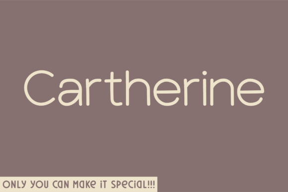 Cartherine Rounded Sans Serif Font By Hanna Bie