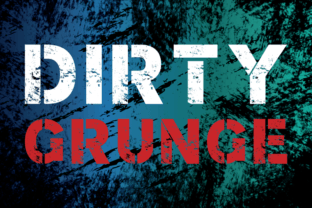 Dirty Grunge Sans Serif Font By GraphicsNinja 2