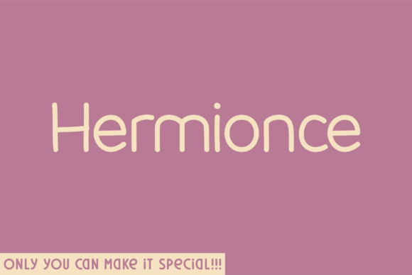 Hermionce Rounded Sans Serif Font By Hanna Bie