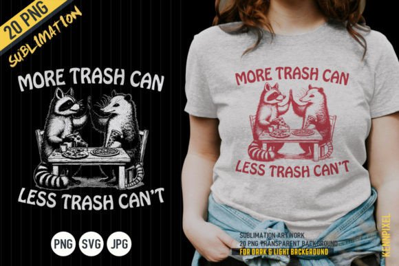 Raccoon Hi-Five Possum Shirt SVG PNG Graphic T-shirt Designs By kennpixel