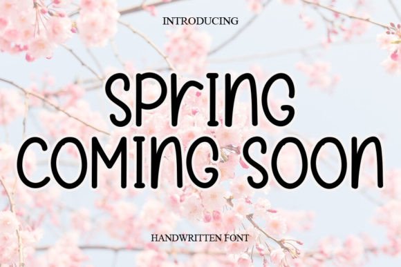 Spring Coming Soon Script & Handwritten Font By cans studio