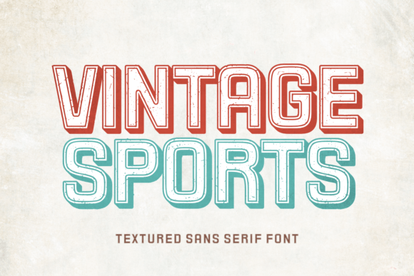 Vintage Sports Sans Serif Font By Situjuh