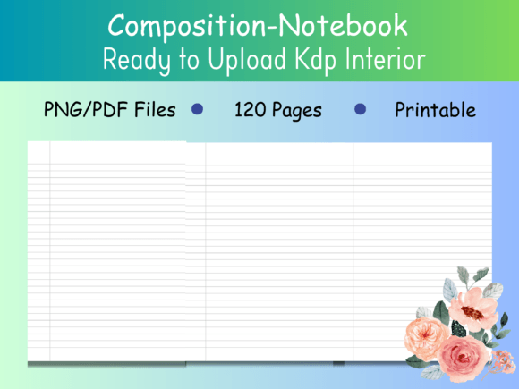 Composition Notebook Kdp Interior Graphic KDP Interiors By Haha_Hub