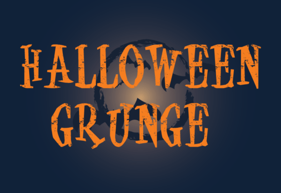 Halloween Grunge Display Font By GraphicsNinja