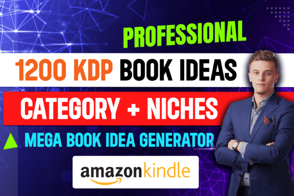 1200 KDP Book Ideas to Sell Graphic KDP Keywords By KDP Studio