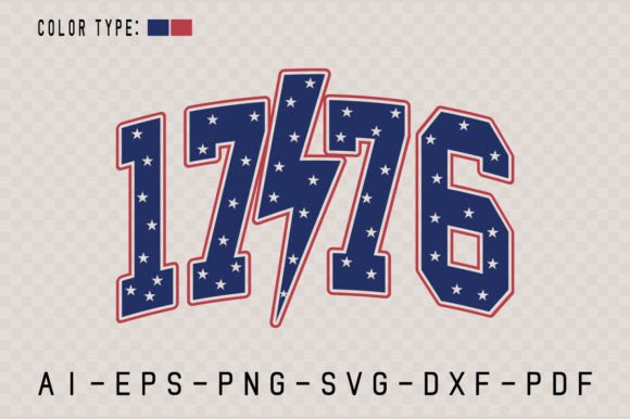 1776 SVG, 4th of July SVG Graphic Crafts By TheCreativeCraftFiles