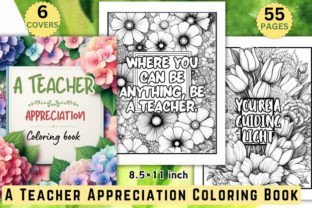 A Teacher Appreciation Coloring Book Graphic Coloring Pages & Books Adults By Coffee mix 1