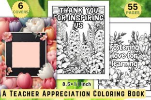 A Teacher Appreciation Coloring Book Graphic Coloring Pages & Books Adults By Coffee mix 3