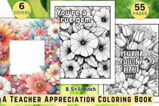 A Teacher Appreciation Coloring Book Graphic Coloring Pages & Books Adults By Coffee mix 4