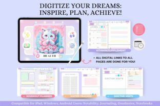 All in One Undated Digital Planner Graphic Graphic Templates By Tas Creative Studio 4