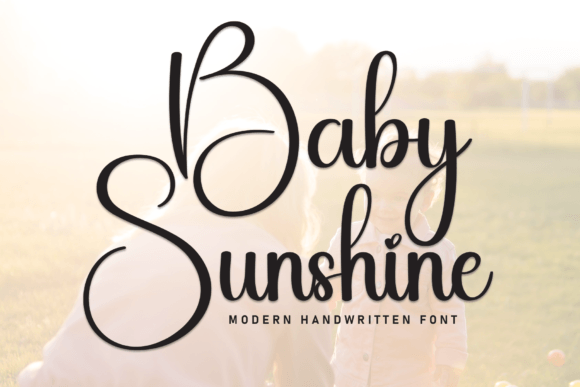 Baby Sunshine Script & Handwritten Font By william jhordy
