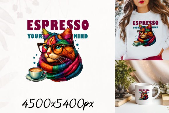 Espresso Your Mind Graphic T-shirt Designs By Unlimab