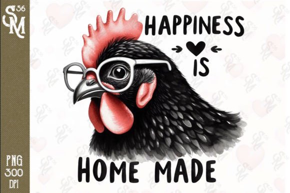 Happiness is Homemade Clipart PNG Illustration Artisanat Par StevenMunoz56