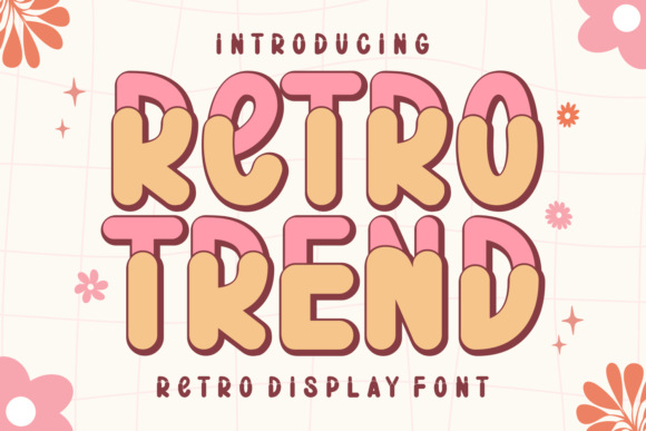 Retro Trend Display Font By Riman (7NTypes)