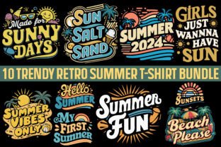 Trendy Retro Summer T-Shirt Design Graphic T-shirt Designs By Creative T-Shirts 2