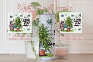 Weed Marijuana 20 Oz Skinny Tumbler Wrap Graphic Crafts By Pizzom 3