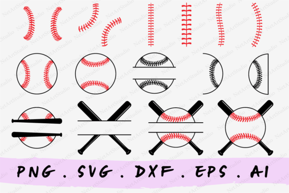 Baseball SVG Bundle, Baseball Svg Afbeelding Crafts Door NetArtStudio