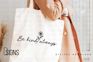 Be Kind Flowers Minimal Sublimation Graphic T-shirt Designs By DSIGNS 3