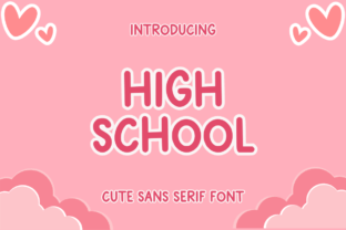 High School Sans Serif Font By CraftedType Studio 1