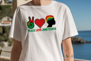 Peace Love Juneteenth Graphic Design Graphic Crafts By Style Echo 3