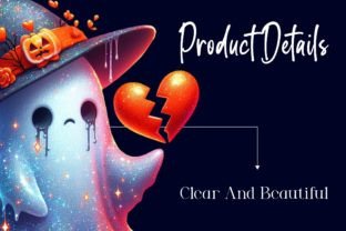 Sad Ghost Clipart Broken Heart PNG Graphic Illustrations By Dreamshop 5