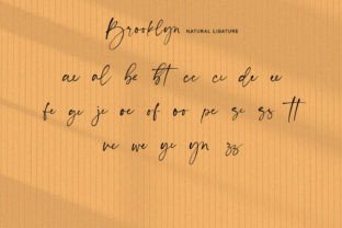 Brooklyn Script & Handwritten Font By alpapranastudio 11