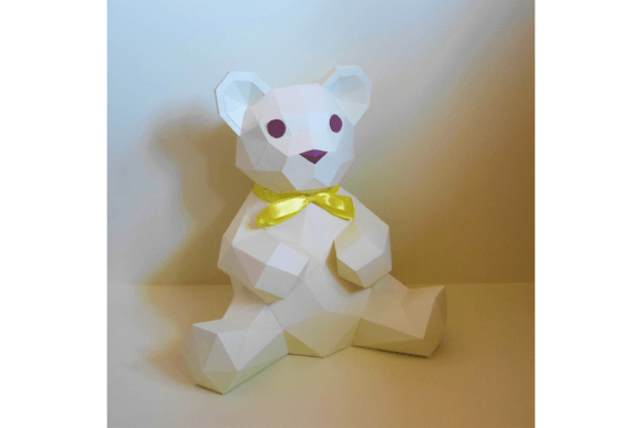 Dolce Bear Animales Manualidades SVG 3D Por 3D SVG Crafts