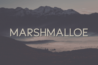 Marshmalloe Sans Serif Font By A Christie 1