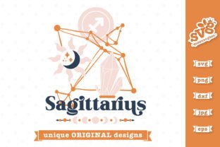 Sagittarius SVG | Zodiac Sign Svg Graphic Crafts By svgbee 5