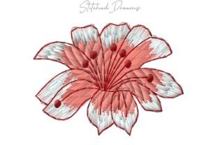 Ethereal Bloom Embroidery Pattern Single Flowers & Plants Embroidery Design By Stitched Dreams 2
