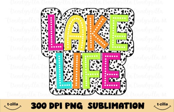 Lake Life Dalmatian Dots PNG Graphic T-shirt Designs By trendyzilla