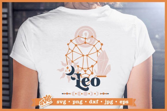 Leo SVG | Zodiac Sign Svg Gráfico Manualidades Por svgbee