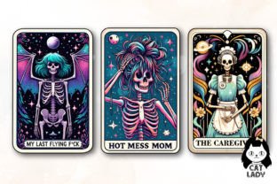 Mother's Day Tarot Card Sublimation Graphic Illustrations By Cat Lady 2