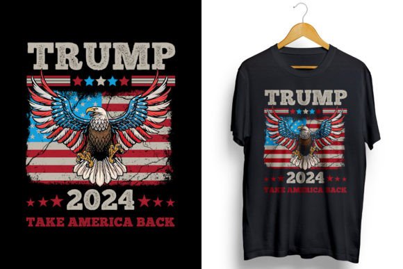 Trump 2024 Take America Back PNG Gráfico Diseños de Camisetas Por ORMCreative