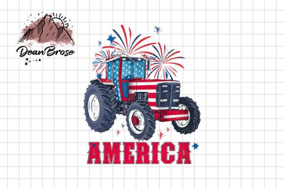 America John Deere Tractor PNG Graphic Crafts By DeanBrose