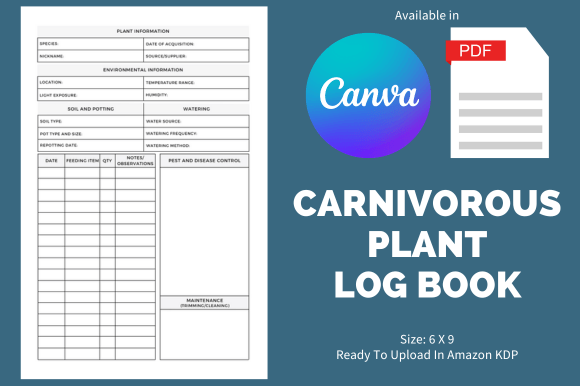Carnivorous Plant Log Book KDP Interior Grafik KDP-Interieurs Von BKS Studio
