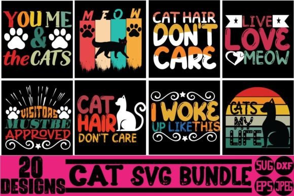 Cat SVG Bundle Bundle By Central_House24/7