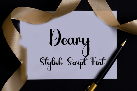 Deary Script & Handwritten Font By Inermedia STUDIO