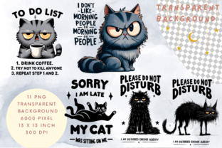 Funny Quirky Grumpy Cat Joke Graphic Crafts By Prints and the Paper 3