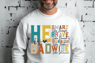He is Dad, Father's Day SVG PNG Grafik T-shirt Designs Von The-Printable 5