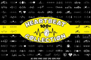 Heartbeat Wave Line Vector Collection Grafik Plotterdateien Von Graphic Linker 2