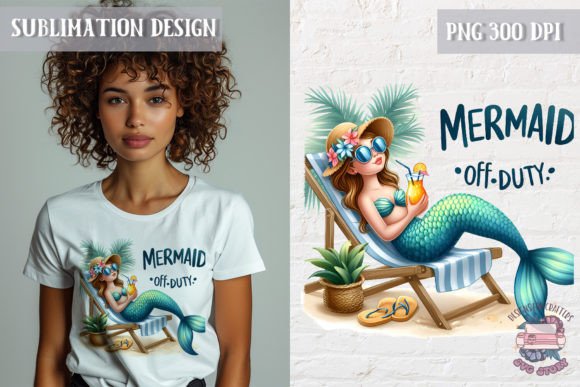 Summer Sublimation Design Mermaid Quote Graphic Illustrations By SVG Story