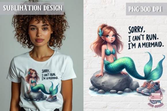 Summer Sublimation Design Mermaid Quote Graphic Illustrations By SVG Story