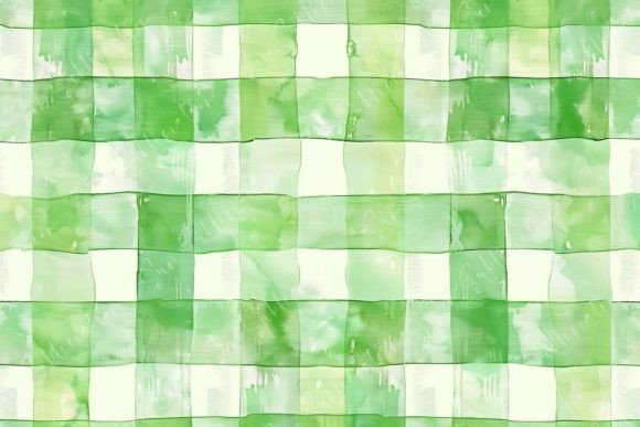 Abstract Green Watercolor Tiles Grafik Papier-Muster Von Sun Sublimation