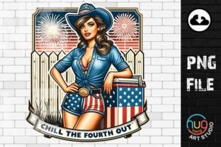Chill the Fourth out PNG,4th of July PNG Graphic Crafts By HugHang Art Studio 1