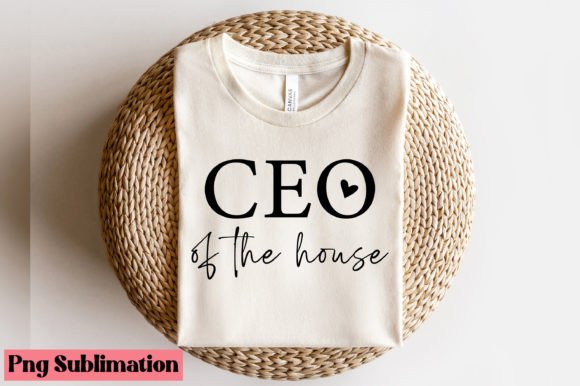 Ceo of the House Svg Sarcastic Mom Boss Afbeelding T-shirt Designs Door Magic Design Bundle