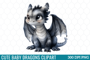 Cute Baby Dragons Clipart Bundle Graphic Illustrations By CraftArt 7