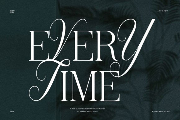 Every Time Serif Font By Graphicxell