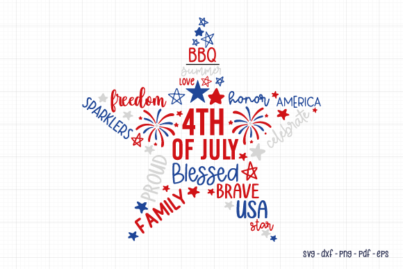 Fourth of July SVG, 4th of July SVG Graphic T-shirt Designs By CraftySvg