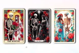 Gothic Wedding Tarot Card PNG Graphic Illustrations By Dreamshop 2
